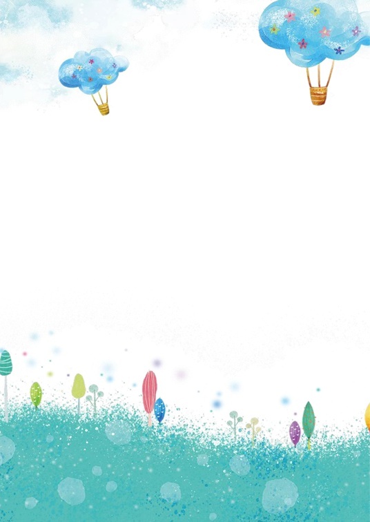 可爱卡通风1 (19)可爱卡通信纸模板word模板